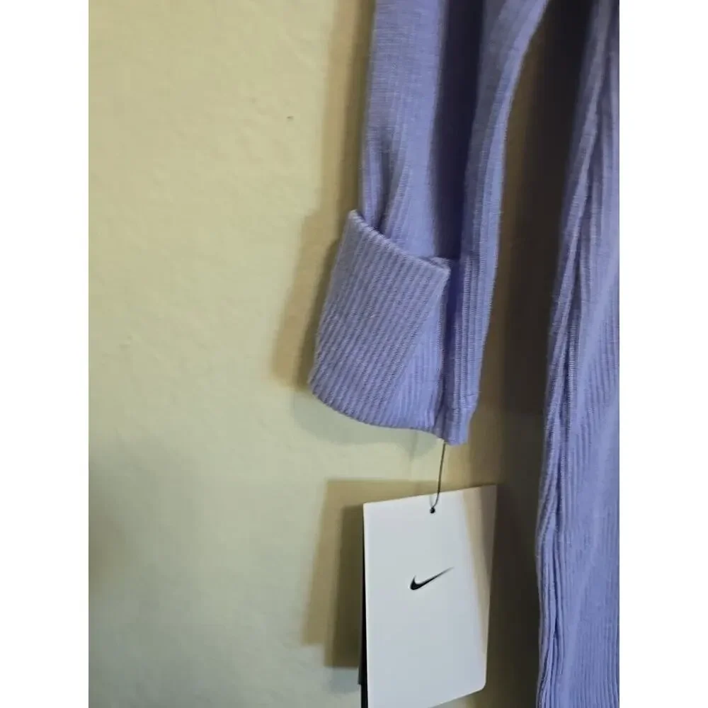 NIKE Baby Unisex Purple Blanket Sleeper Size 6M New